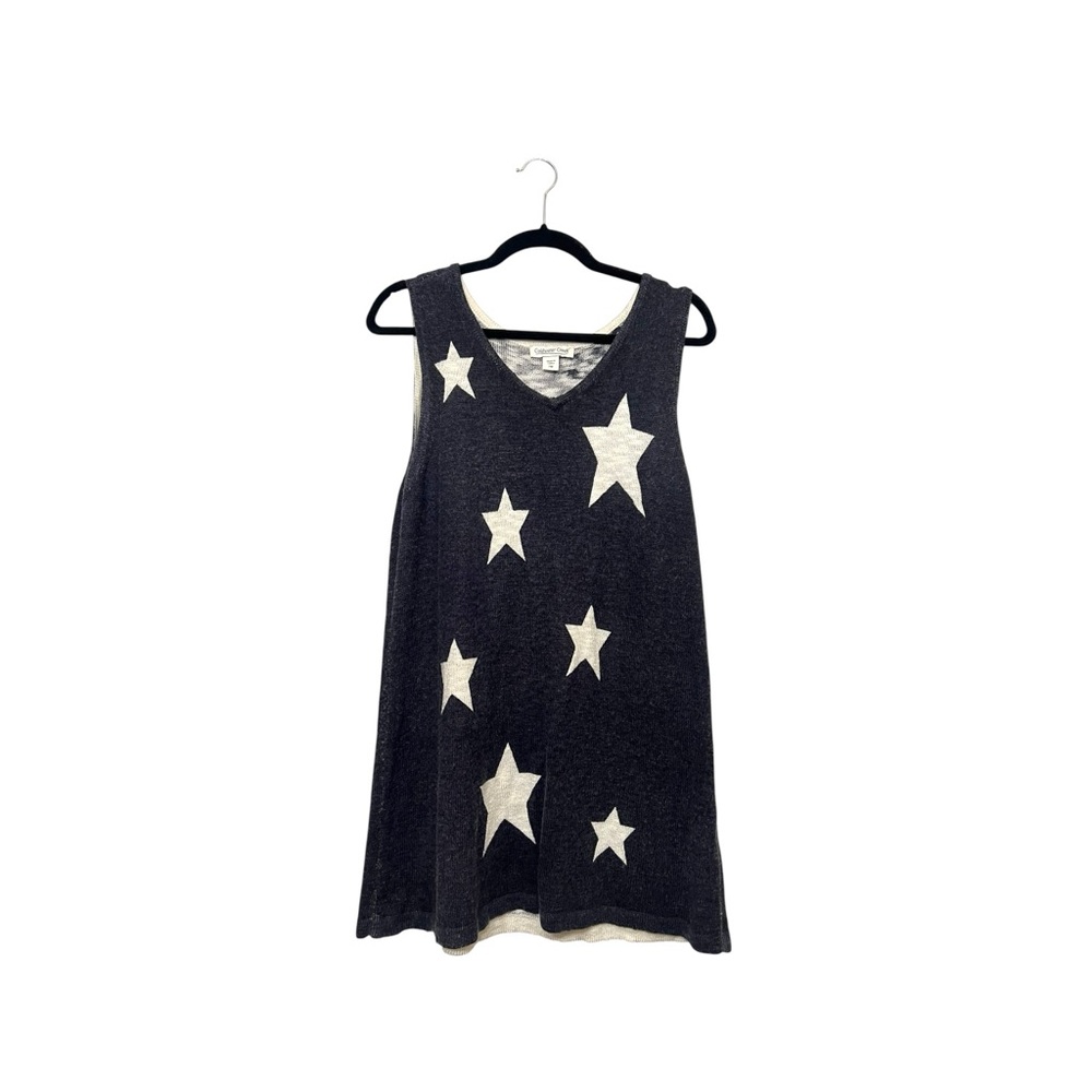 Navy Stargaze Coldwater Creek Mini Dress (Petites)
